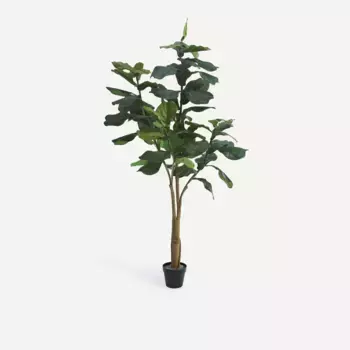 Искусственное дерево Фикус Лирата 180 см El Corte Ingls, зеленый