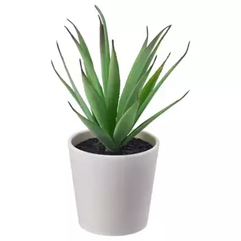 Искусственное растение в горшке, зеленое, 6 см, FEJKA IKEA