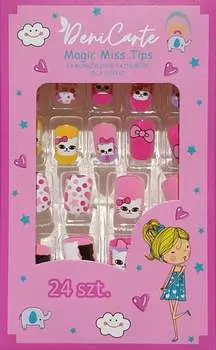 Искусственные ногти, Детские типсы, Самоклеящиеся Deni Carte