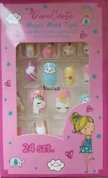 Искусственные ногти, Детские типсы, Самоклеящиеся Deni Carte