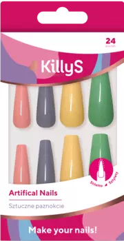 Искусственные ногти Killys Rainbow, 24 шт/1 упаковка