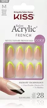 Искусственные ногти KISS Acrylic French Color, Hype 28 szt.