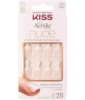 Искусственные ногти Nude Nails Breath KAN01 Kiss x 28