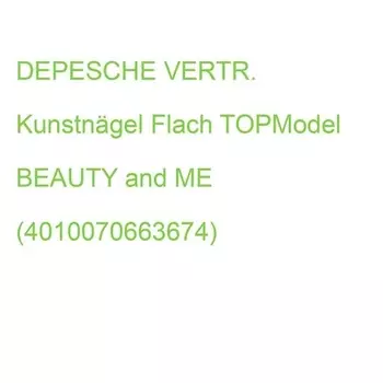 Искусственные ногти Топ-модель Beauty And Me, Depesche