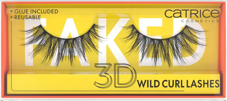 Искусственные ресницы Faked 3D Wild Curl Lashes (1 пара) 2 шт. Catrice
