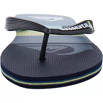 Искусственные шлепанцы для мальчиков для больших детей Quiksilver, цвет Black/Blue Ocean