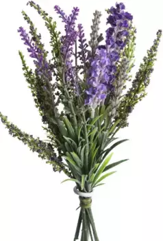 Искусственный филиал Botanic-Haus "Лаванда - Эрика Бандл" /10х26 см, цвет lila