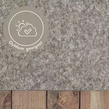 Искусственный газон Andiamo "Дижон", прямоугольный, из иглопробивного фетра, с выступами, прочный, водостойкий и устойчивый к УФ-излучению 200х400 см, бежевый