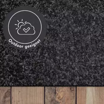 Искусственный газон Andiamo "Дижон", прямоугольный, из иглопробивного фетра, с выступами, прочный, водостойкий и устойчивый к УФ-излучению 133х400 см, цвет anthrazit