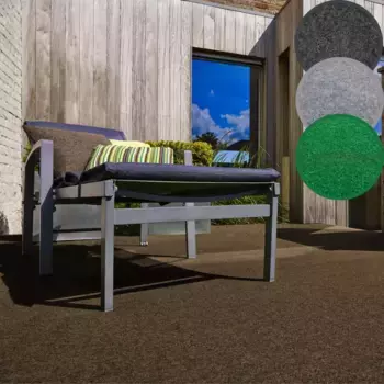 Искусственный газон Andiamo "Эдинбург", прямоугольный, из фетра, с дренажными ручками, для балкона, террасы, зимнего сада 200х700 см, коричневый