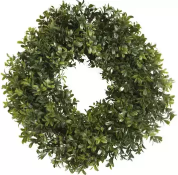 Искусственный венок Botanic-Haus "Книжный венок" /40х9 см, зеленый