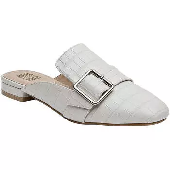 Isla женские мюли с пряжкой без застежек JANE AND THE SHOE, цвет white croco