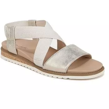 Islander женские туфли с открытой пяткой и мягкой стелькой Dr. Scholl's Shoes, цвет light gold