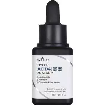 Isntree Hyper Acid4 AHA BHA PHA LHA 30 Serum отшелушивающая сыворотка для лица 20 мл