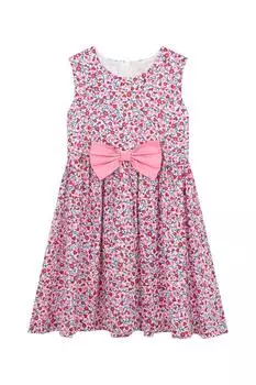 Isobel Вечернее платье с цветочным принтом и сердечками для девочек HOLLY HASTIE, розовый