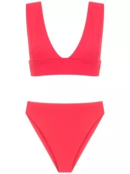 Isolda бикини Vermelho с завышенной талией, красный