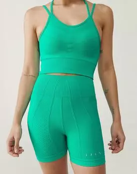 Isolda Born Living женские спортивные шорты для йоги с моделирующим эффектом BORN LIVING YOGA, цвет gruen
