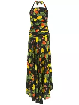 Isolda шелковое платье Zoe, черный