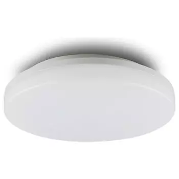 IsoLED светодиодный потолочный/настенный светильник 24Вт, круглый, IP54, ColorSwitch 3000K|4000K, белый