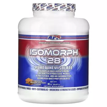 Isomorph 28, Чистый сывороточный изолят, крекер Грэма с корицей, 5 фунтов (2,27 кг) Aps