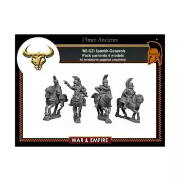 Испанские генералы, War & Empire - Ancient Miniatures - Spanish (15mm)