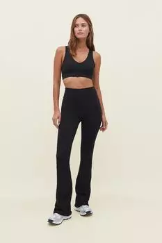 Испанские колготки, моделирующие ноги Stradivarius, черный