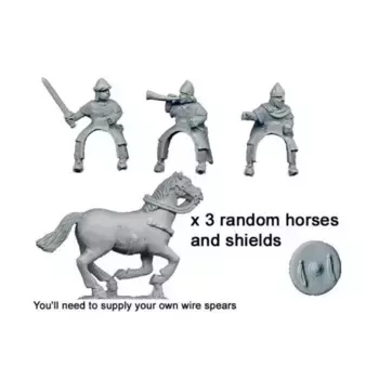 Испанское командование легкой кавалерии, Historical Miniatures - Dark Ages - El Cid (28mm) (Crusader Miniatures)