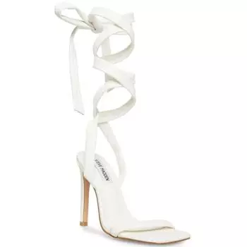 Используйте женские туфли-обёртки из искусственной кожи Steve Madden, белый