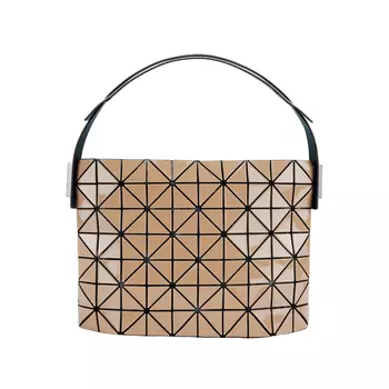 ISSEY MIYAKE Сумка-багет из винилхлоридной смолы, женская, светло-коричневая