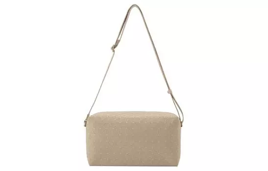 ISSEY MIYAKE Сумка через плечо Kuro Cotton, унисекс, бежевый