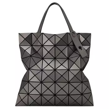 ISSEY MIYAKE Сумка-шоппер из поливинилхлоридной смолы, сумка для покупок, сумка через плечо, женская сумка, темно-серый цвет