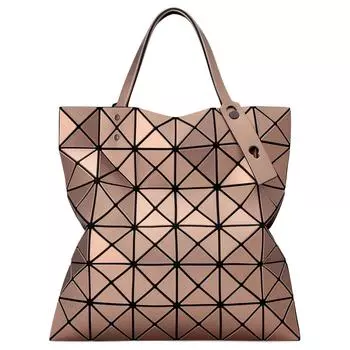 ISSEY MIYAKE Сумка-шоппер из ПВХ, сумка-шоппер, сумка через плечо, женская сумка светло-коричневого цвета