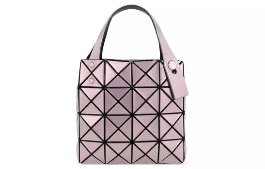 ISSEY MIYAKE Сумка-шоппер Lucent Boxy из поливинилхлоридной смолы, мини-сумка унисекс, розовая