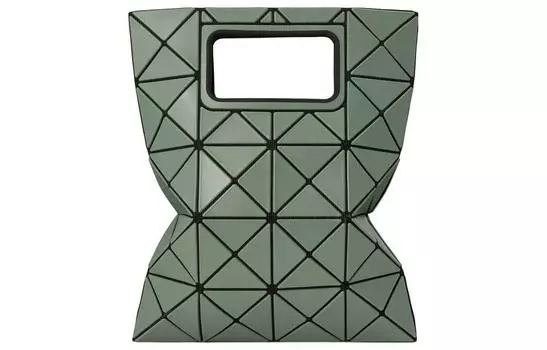 ISSEY MIYAKE Сумка-труба из ПВХ-поливинилхлорида, женская, травянисто-зеленая