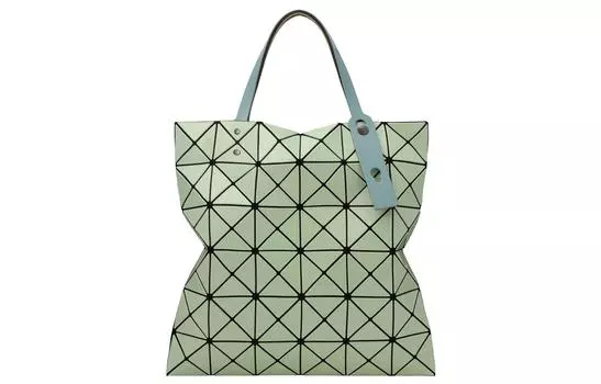 ISSEY MIYAKE Сумки-тоуты Lucent Gloss Mi из винилхлоридной смолы, унисекс, светло-зеленые и сине-зеленые