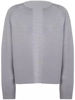 Issey Miyake свитер Circle, серый