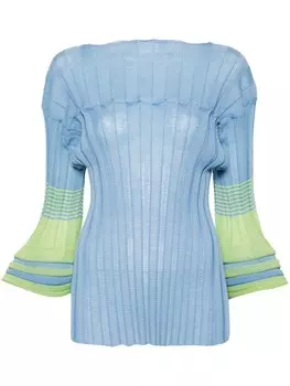 Issey Miyake топ Asagao, синий