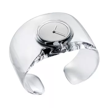 ISSEY MIYAKE Женские кварцевые часы с пластиковым ремешком, 42 мм, белый циферблат, NYAS001Y