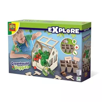 Исследуйте теплицу с овощами SES