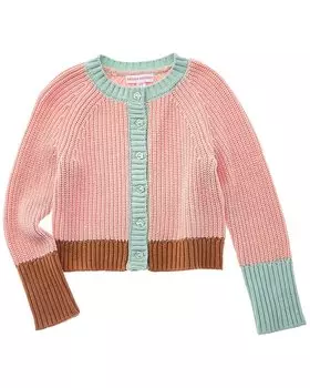 История дизайна Кардиган Design History, оранжевый