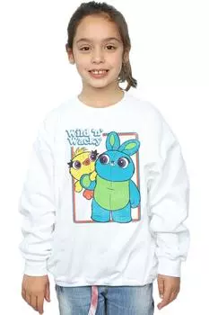 История игрушек 4. Утка и кролик. Дикая и дурацкая толстовка Disney, белый