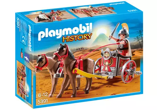 История Playmobil, блоки римских колесниц, 5391 г.