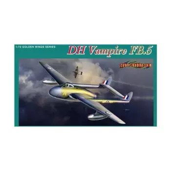 Истребитель-бомбардировщик DH Vampire FB.5, Dragon Models - Golden Wing Series (1:72)