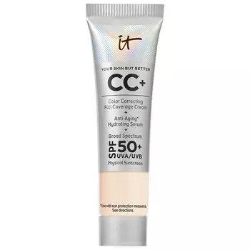 IT Cosmetics CC+ Крем-основа для коррекции цвета с полным покрытием и SPF 50+, цвет Fair Light