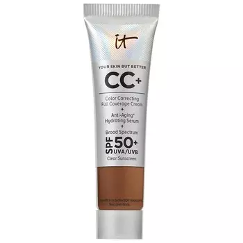 IT Cosmetics CC+ Крем-основа для коррекции цвета с полным покрытием и SPF 50+, цвет Neutral Rich