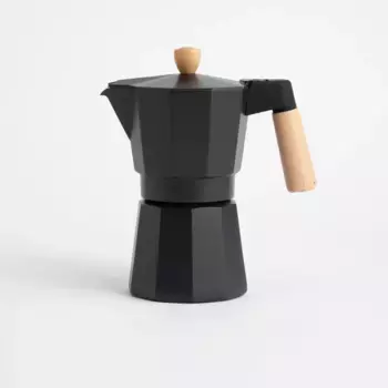 Итальянская кофеварка Black Deco El Corte Ingls, черный