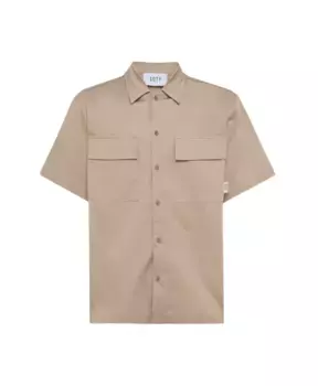Итальянская рубашка для боулинга с классическим воротником Sotf, бежевый