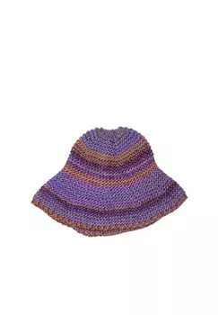 Итальянская шапка Lina мягкая и теплая Collezione alessandro, фиолетовый