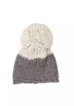 Итальянская шапка Лола мягкая и теплая Collezione alessandro, серо-коричневый