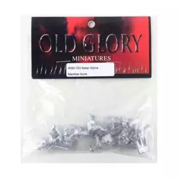 Итальянские альпийские пулеметы, World War I (25mm) (Old Glory)